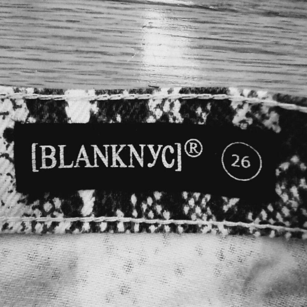 Blanknyc Python Snake Print Denim Mini Skirt 26 2 - image 4